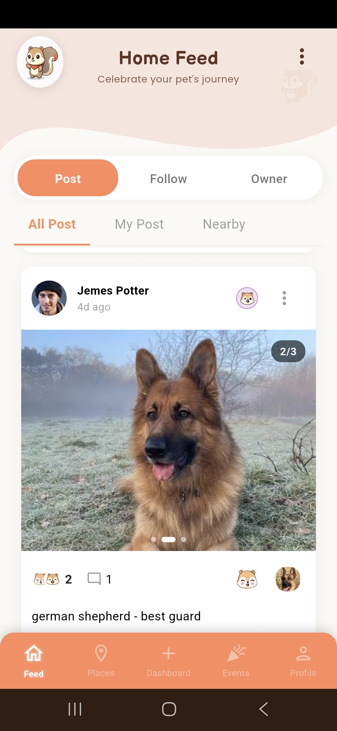 The Chiplit app — Home Feed
