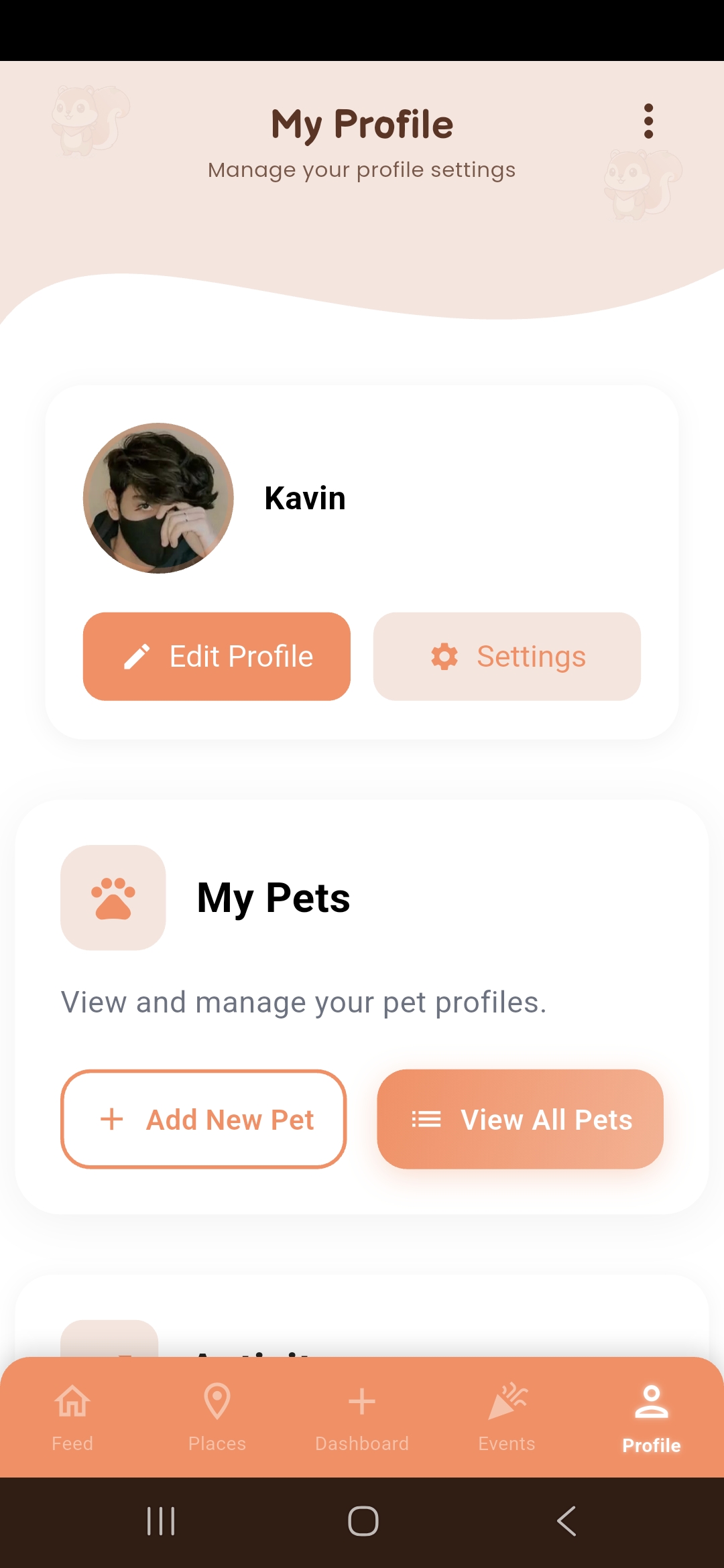 Chiplit — your profile and pets